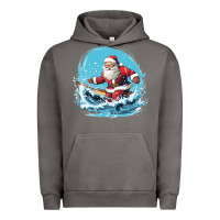 Pigment Tornado happy santa Urban Hoodie - Unal Design