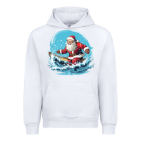 White happy santa Urban Hoodie - Unal Design