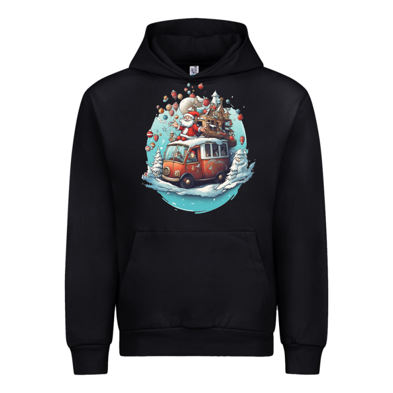 Happy Santa Urban Hoodie by Unal Design | Teevron