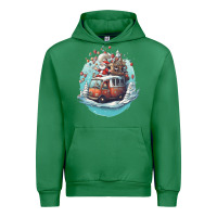 Emerald happy santa Urban Hoodie - Unal Design