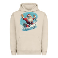 Pigment French Oak happy santa Urban Hoodie - Unal Design