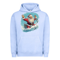 Pigment Grape Ice happy santa Urban Hoodie - Unal Design
