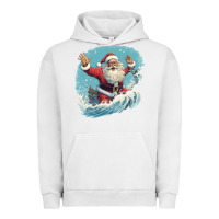 Pigment Lunar Rock happy santa Urban Hoodie - Unal Design