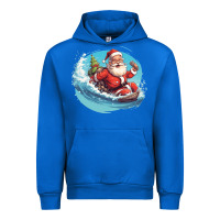 Cobalt surf happy santa Urban Hoodie - Unal Design