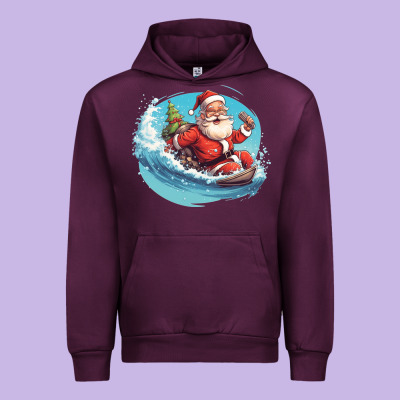 Urban Hoodie surf happy santa