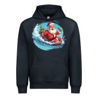 Navy surf happy santa Urban Hoodie - Unal Design