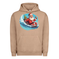 Pigment Burro surf happy santa Urban Hoodie - Unal Design