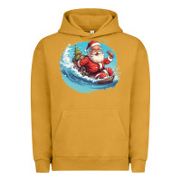 Pigment Peanut Butter surf happy santa Urban Hoodie - Unal Design