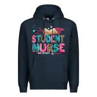 Navy student nurse Premium Hoodie - Zillion Design Studio