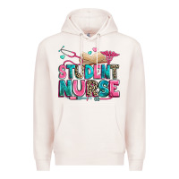 Pale Pink student nurse Premium Hoodie - Zillion Design Studio