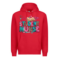 Red student nurse Premium Hoodie - Zillion Design Studio