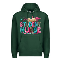 Sports Green student nurse Premium Hoodie - Zillion Design Studio