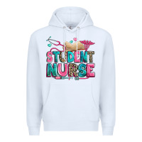 White student nurse Premium Hoodie - Zillion Design Studio
