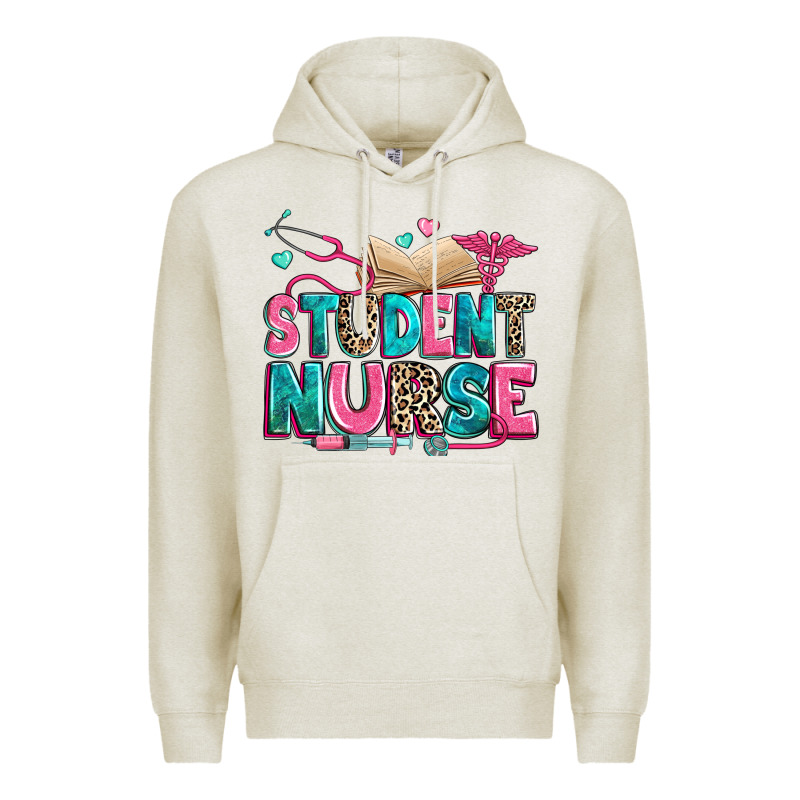 Student Nurse Premium Hoodie by Zillion Design Studio | Teevron