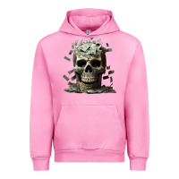 Fuchsia Pink bad money Urban Hoodie - Unal Design