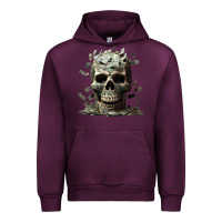 Mauve Wine bad money Urban Hoodie - Unal Design