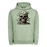 Pigment Oil Green bad money Urban Hoodie - Unal Design