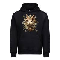Black bad rabbit Urban Hoodie - Unal Design