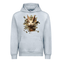 Heather Grey bad rabbit Urban Hoodie - Unal Design