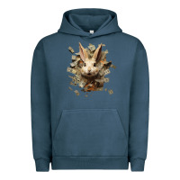 Pigment Midnight Navy bad rabbit Urban Hoodie - Unal Design