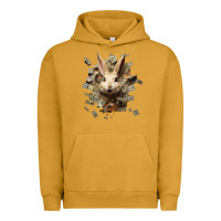 Pigment Peanut Butter bad rabbit Urban Hoodie - Unal Design