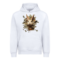 White bad rabbit Urban Hoodie - Unal Design