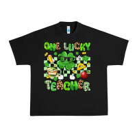 Black one lucky teacher Urban Heavy Tee - Artiststas