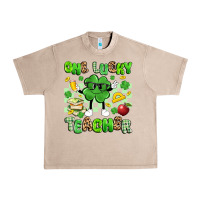French Oak one lucky teacher Urban Heavy Tee - Artiststas
