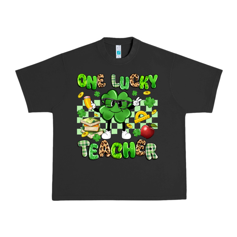 One Lucky Teacher Urban Heavy Tee by Artiststas | Teevron