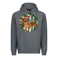 Rock Dachshund Christmas Tree Premium Hoodie - RanaPortraitStore