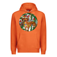 Carrot Dachshund Christmas Tree Premium Hoodie - RanaPortraitStore