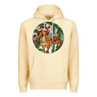 Pina Colada Dachshund Christmas Tree Premium Hoodie - RanaPortraitStore