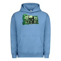 Pigment Pebble Blue money Urban Hoodie - Unal Design
