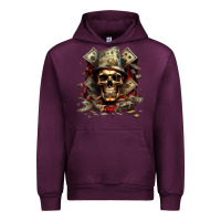 Mauve Wine bad money Urban Hoodie - Unal Design