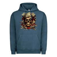 Pigment Midnight Navy bad money Urban Hoodie - Unal Design