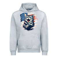 Heather Grey cat1 Urban Hoodie - Unal Design