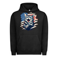 Pigment Black cat1 Urban Hoodie - Unal Design