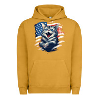 Pigment Peanut Butter cat1 Urban Hoodie - Unal Design
