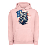 Pigment Salmon cat1 Urban Hoodie - Unal Design