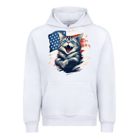 White cat1 Urban Hoodie - Unal Design