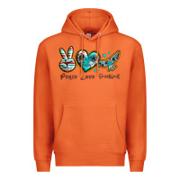 Carrot peace love freebird Premium Hoodie - texasbilliewilder