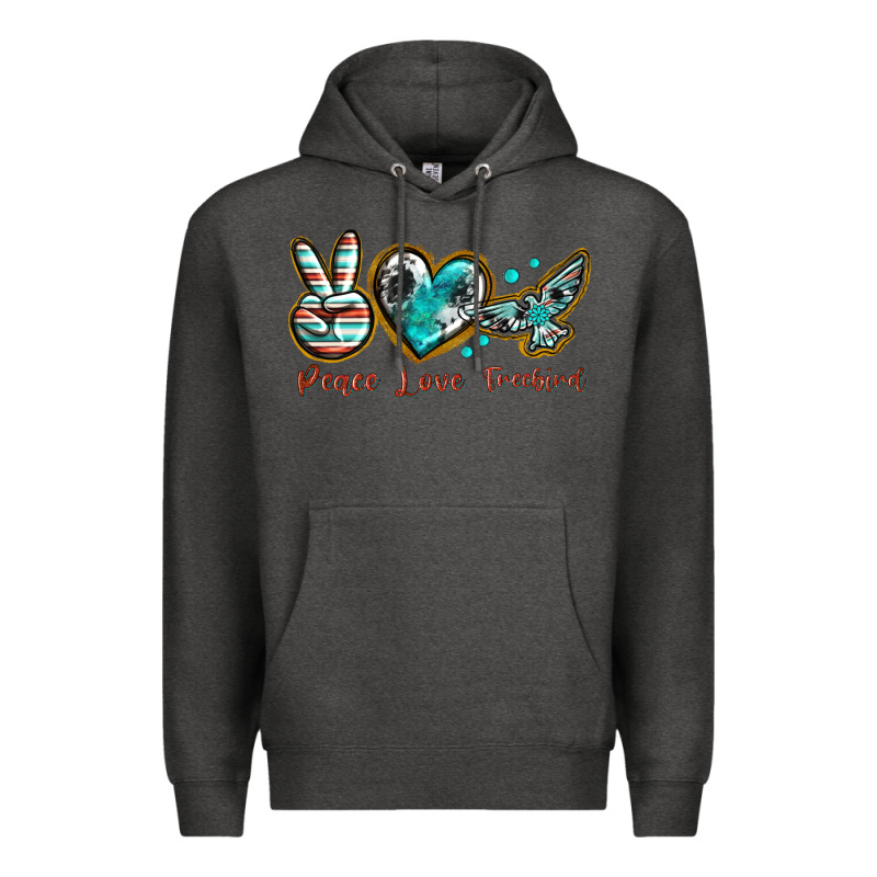 Peace Love Freebird Premium Hoodie by texasbilliewilder | Teevron