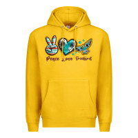 Lemon peace love freebird Premium Hoodie - texasbilliewilder
