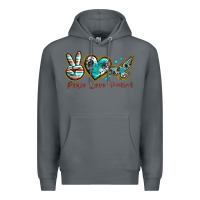 Rock peace love freebird Premium Hoodie - texasbilliewilder