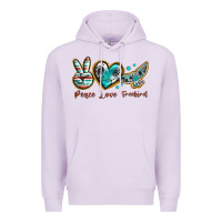 Lilac peace love freebird Premium Hoodie - texasbilliewilder