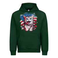 Forest Green cat2 Urban Hoodie - Unal Design