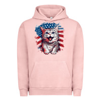 Pigment Salmon cat2 Urban Hoodie - Unal Design