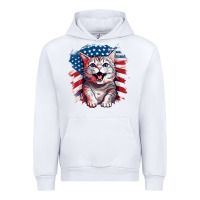 White cat2 Urban Hoodie - Unal Design