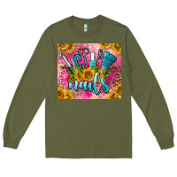 Army Green nails Long Sleeve Tee - BarkalooDesign
