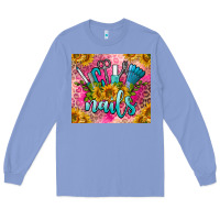 Colony Blue nails Long Sleeve Tee - BarkalooDesign